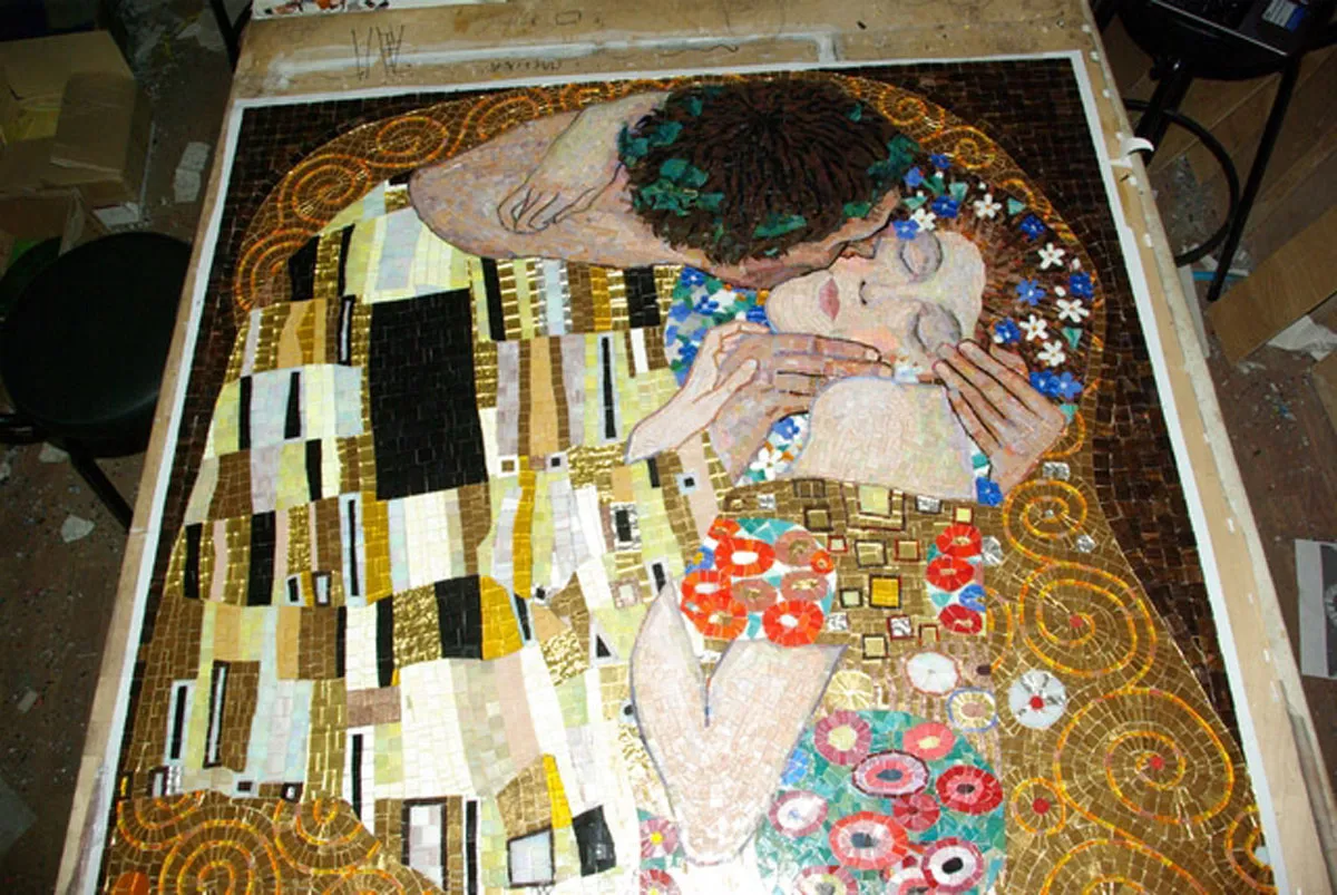 Glass mosaic