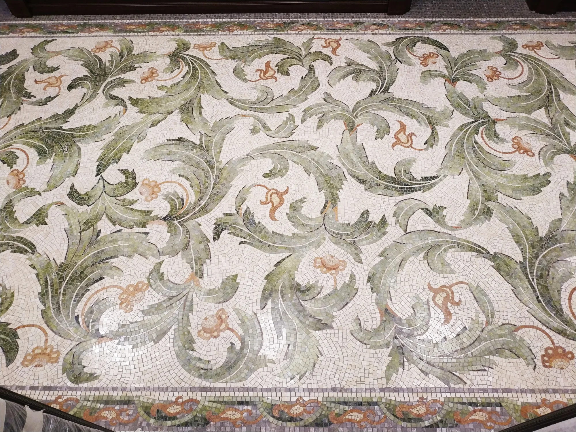 Marble mosaic