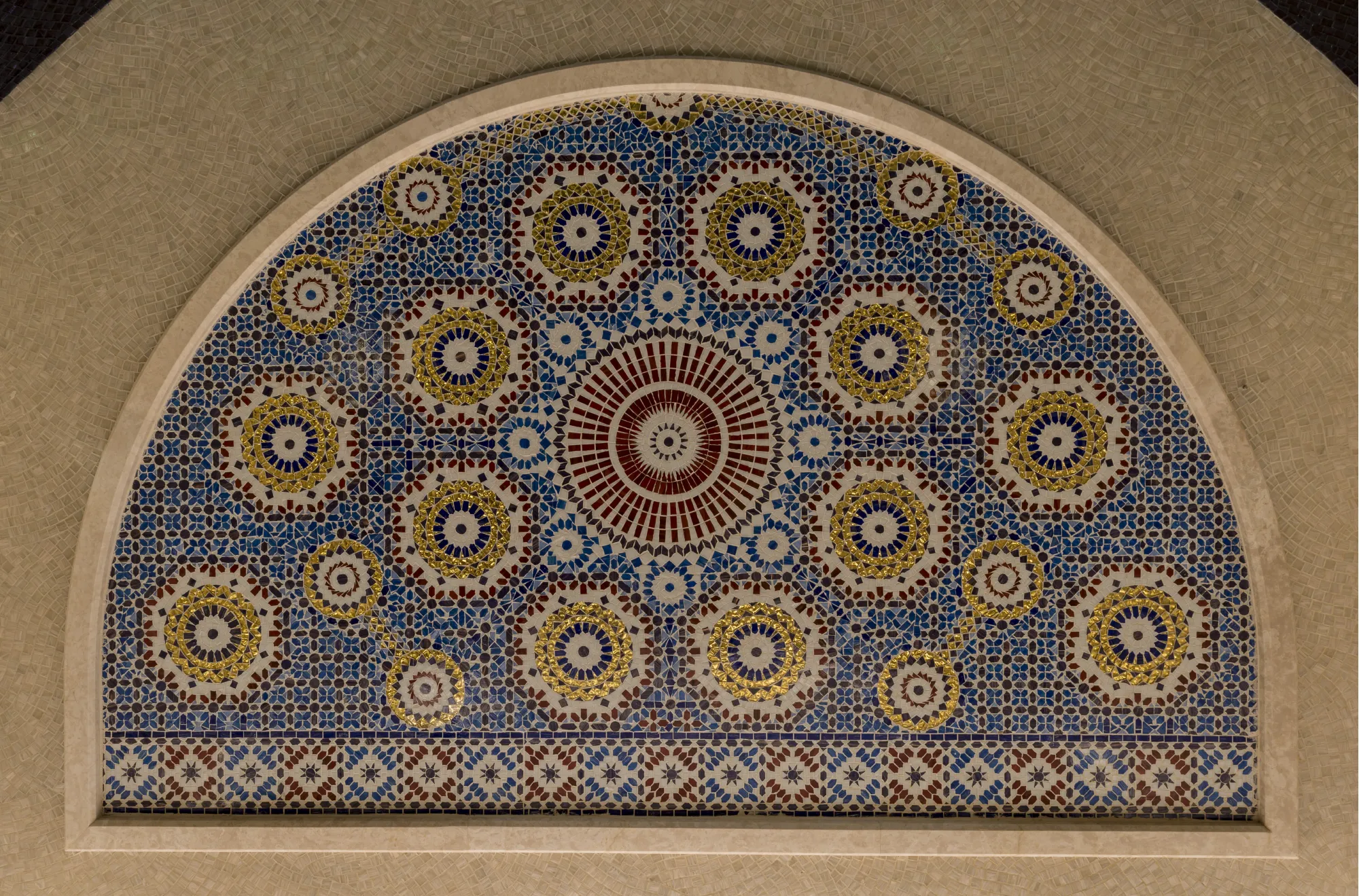 Marble mosaic