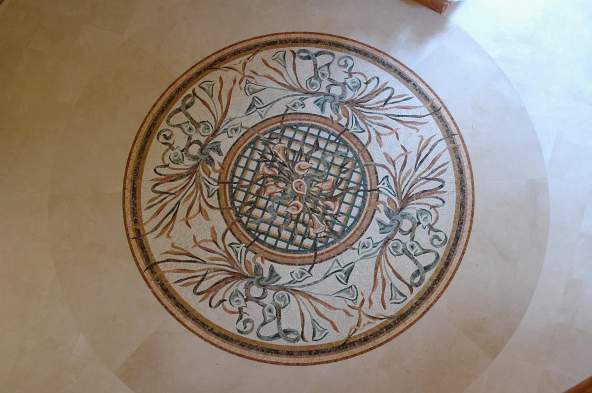 Marble mosaic
