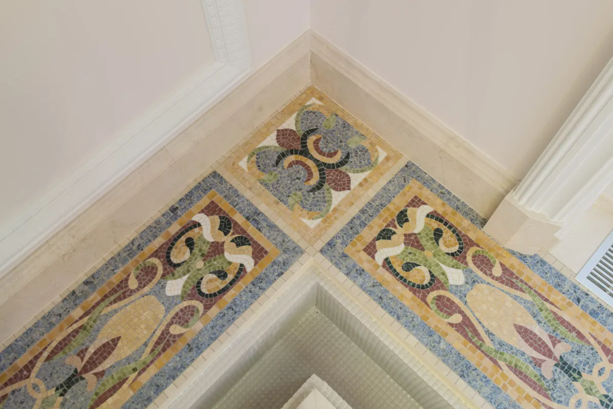 Marble mosaic