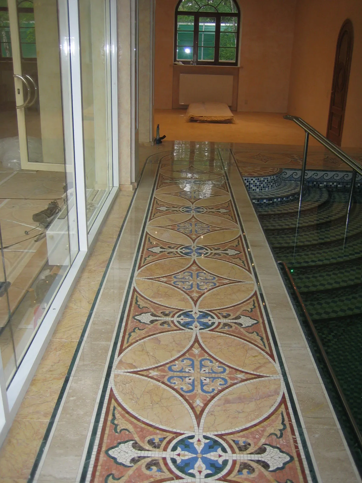 Marble mosaic