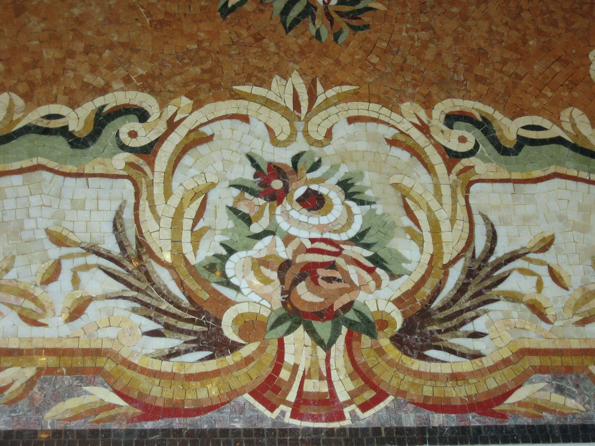 Marble mosaic