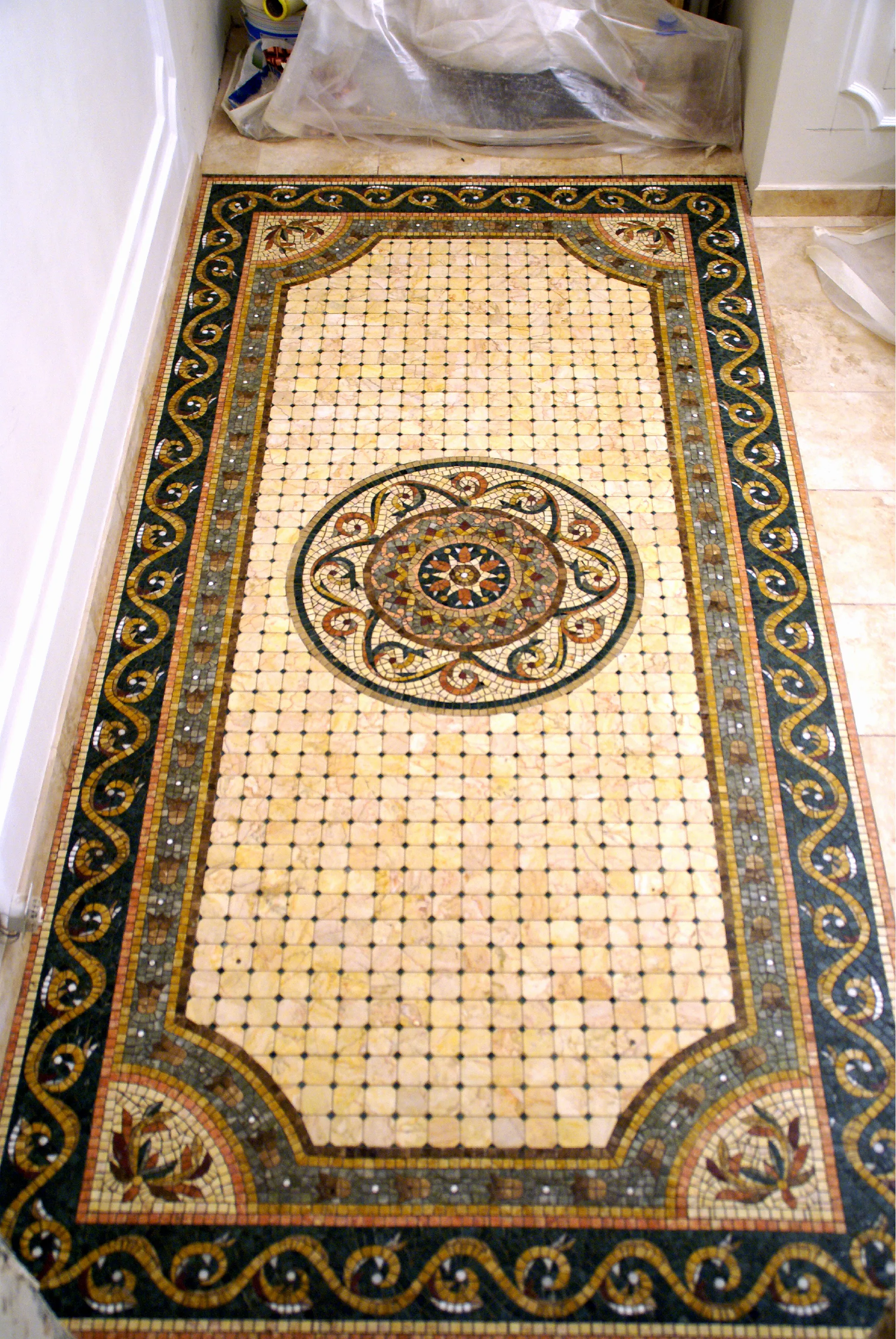 Marble mosaic