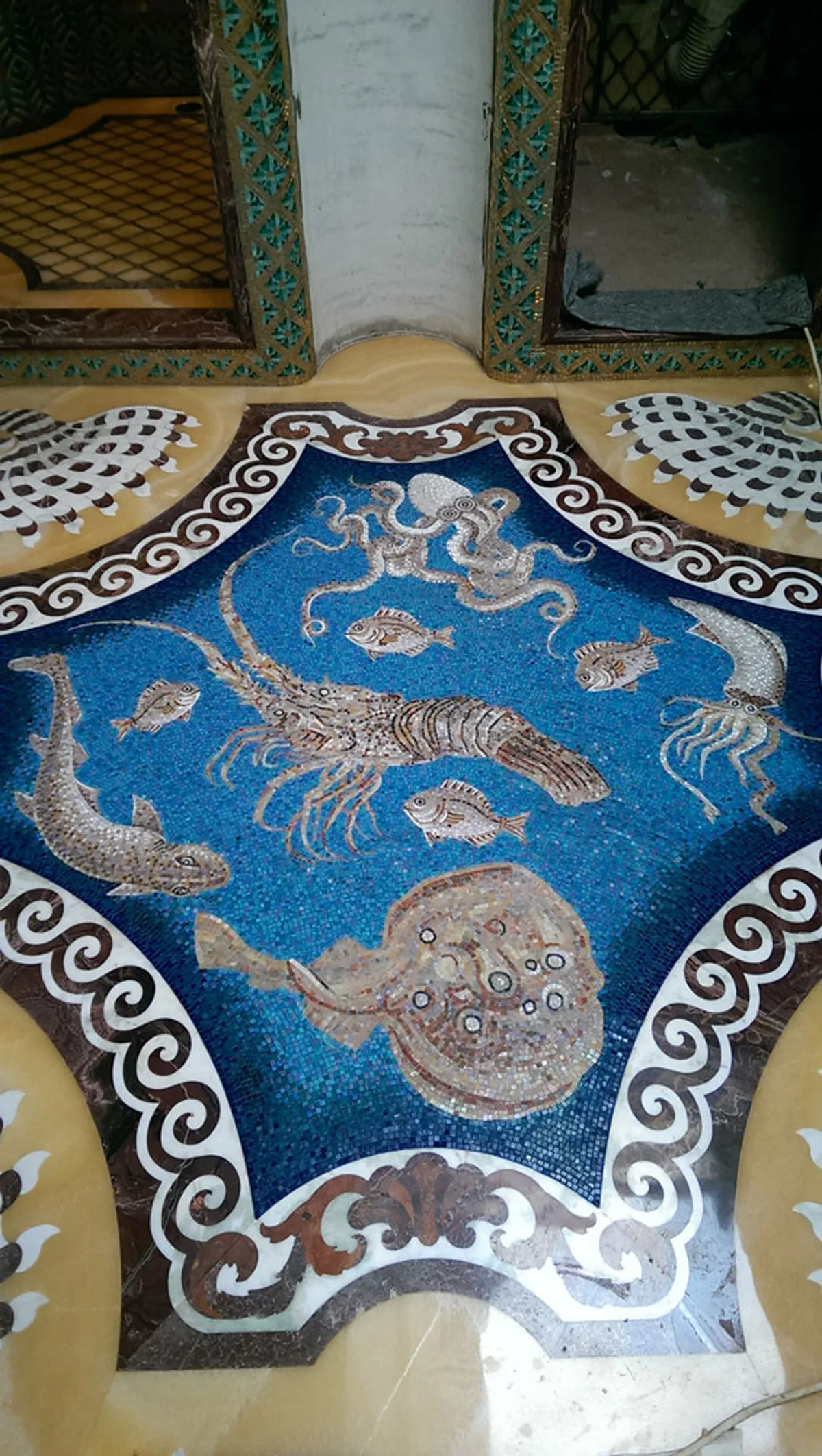 Marble mosaic