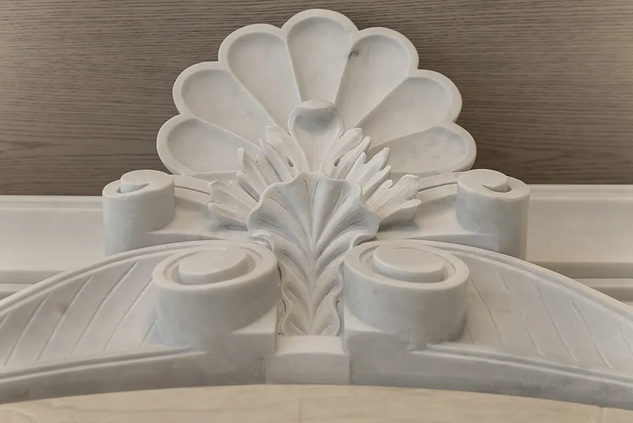 Fireplace in our office