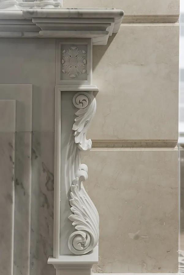 Fireplace in our office