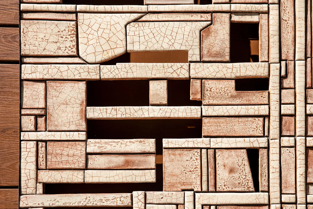 Ceramic in the exterior