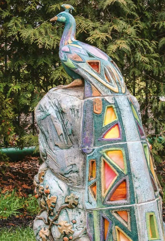 Ceramic in the exterior