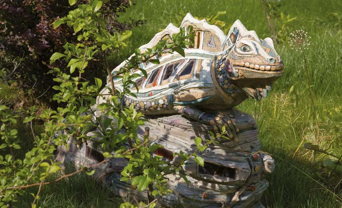 Ceramic in the exterior