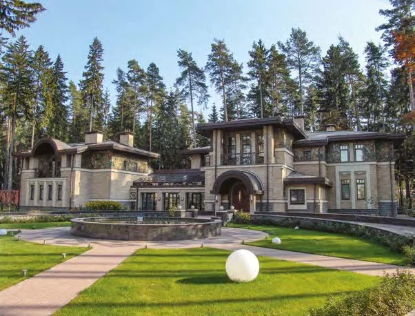 Ceramic in the exterior