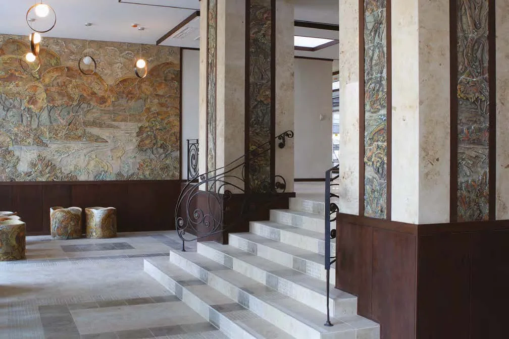 Ceramic in the interior